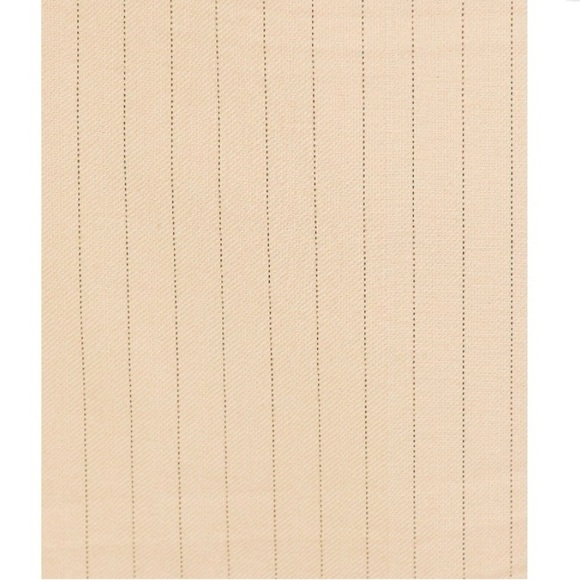 We Wore What Tailored Pant Pinstripe Trousers in Safari Multi Taupe Size 4 - Picture 5 of 9